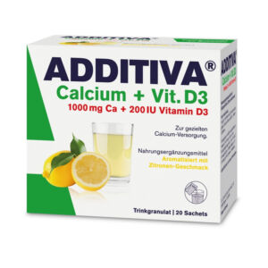 ADDITIVA Calciu 1000 mg+ D3 20 plicuri