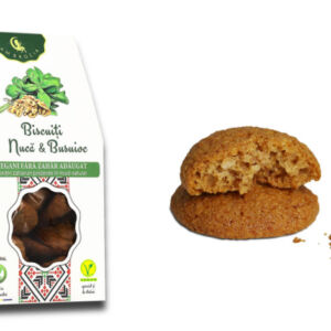 AMBROZIA Biscuiti Nuca & Busuioc x 150g