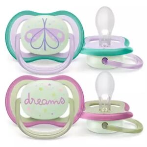 AVENT Suzeta Ultra Air 0-6M fosforescent