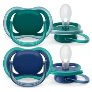 AVENT Suzeta Ultra Air 6-18M verde/bleu