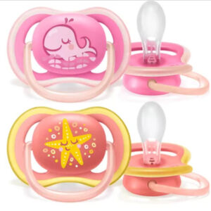 AVENT Suzete Ultra Air 6-18luni FETE x2 buc SCF085/04