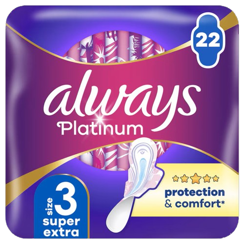 Absorbante Platinum Night Protection & Comfort
