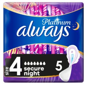 Absorbante Platinum Night Ultra