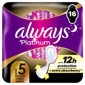Absorbante Platinum Secure Night Extra