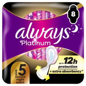 Absorbante Platinum Secure Night Extra
