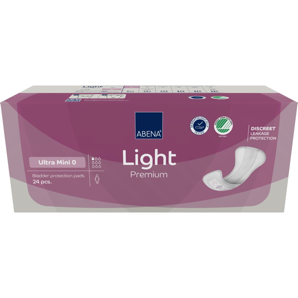 Absorbante anatomice incontinenta usoara