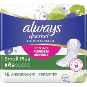 Absorbante pentru incontinenta urinara Discreet Small Plus