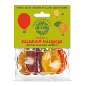 Acadele organice fara zahar Rainbow