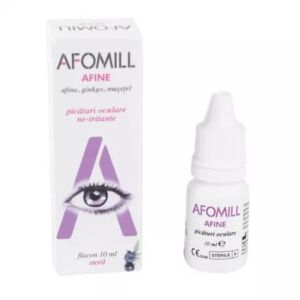 Afomill picaturi oftalmice fortifiante cu afine