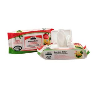 Aleva Naturals Servetele umede din fibre de bambus pentru piele sensibila