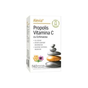 Alevia Propolis Vitamina C cu Echinacea si Stevie