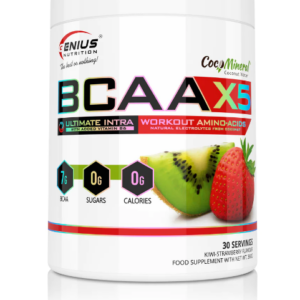 Aminoacizi pudra cu aroma de kiwi si capsuni BCAA-X5
