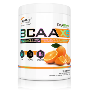 Aminoacizi pudra cu aroma de portocala BCAA-X5