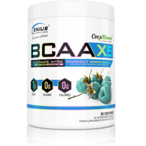 Aminoacizi pudra cu aroma de zmeura albastra BCAA-X5