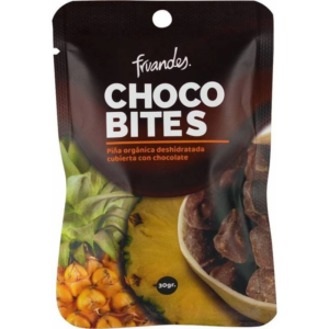 Ananas deshidratat BIO invelit in ciocolata