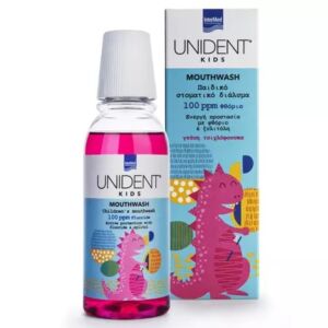 Apa de gura cu fluor 100 ppm pentru copii Unident Kids
