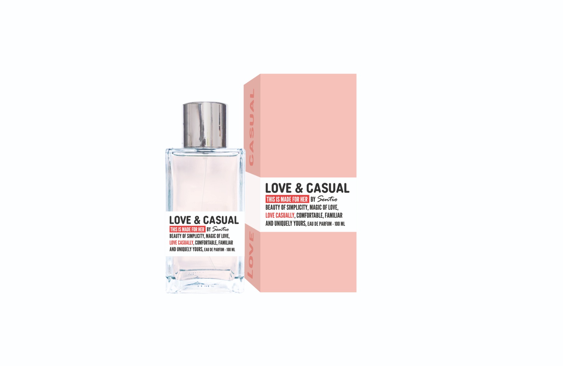 Apa de parfum pentru femei Love & Casual