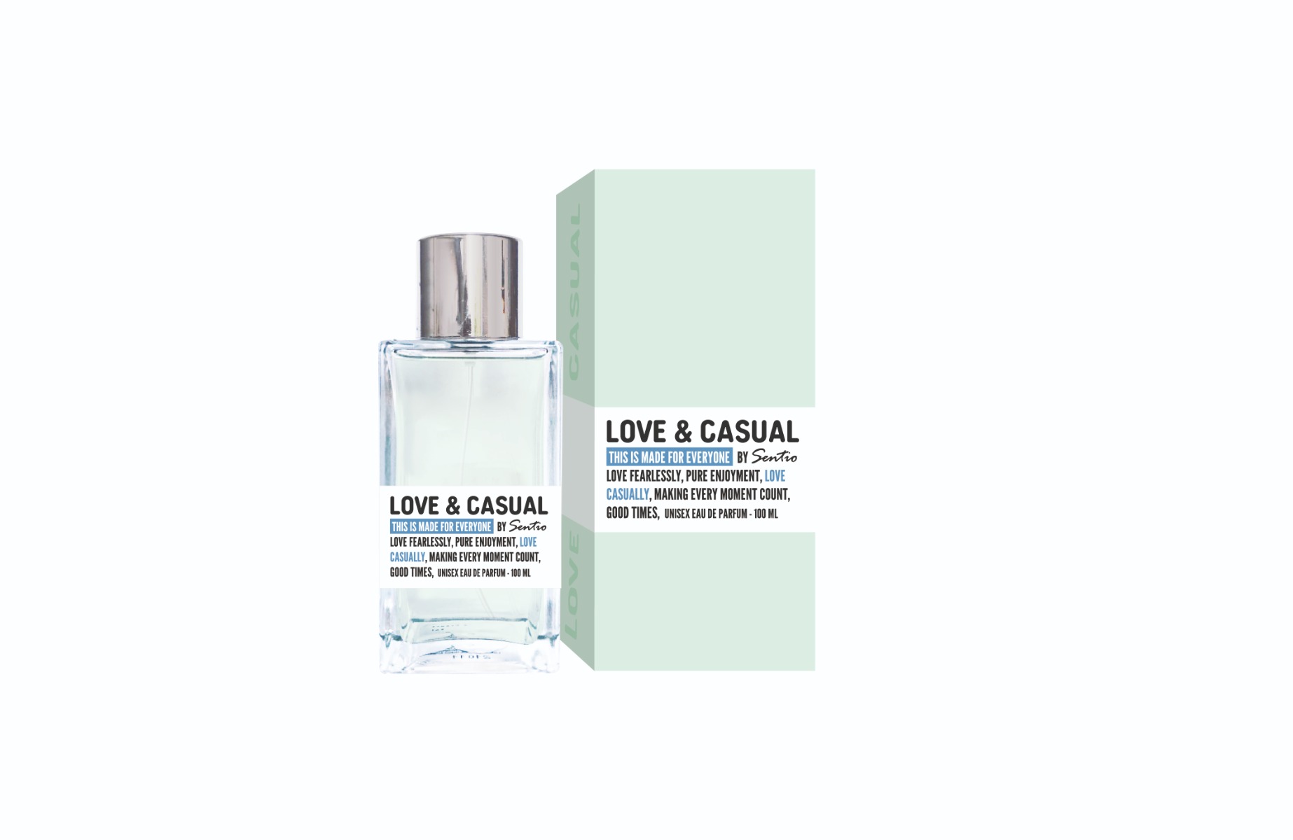 Apa de parfum unisex Love & Casual