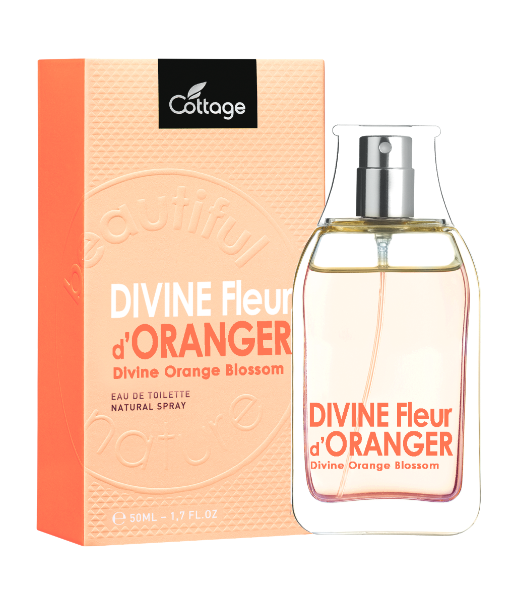 Apa de toaleta pentru femei cu flori de portocal Divine