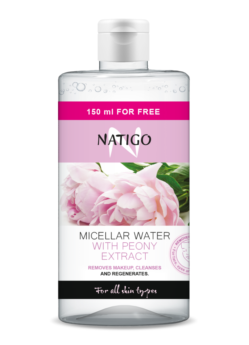 Apa micelara cu extract de bujor