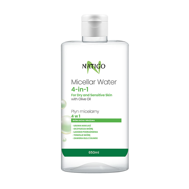 Apa micelara pentru ten uscat si sensibil cu ulei de masline