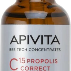 Apivita Bee Tech ser antioxidant iluminator cu vitamina C si propolis C15 Propolis Correct Serum 30ml