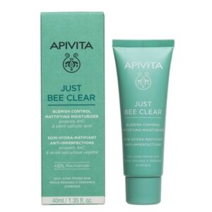 Apivita Just Bee Clear Crema Matifianta Anti-Acnee – 40ml