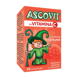 Ascovit 100mg Capsuni 20 comprimate