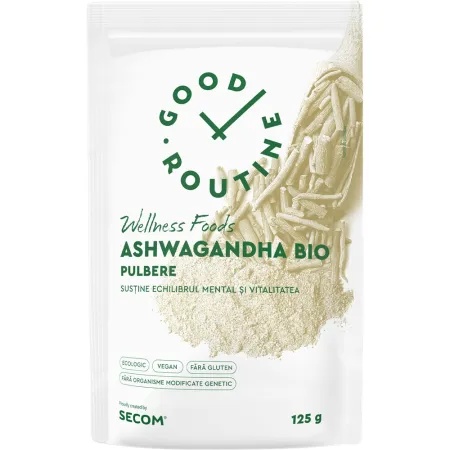 Ashwagandha Bio Pulbere Good Routine 125g