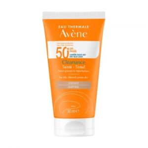 Avene Cleanance Crema Fata Nuantatoare SPF50+ cu TriAsorb