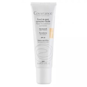 Avene Couvrance Fond de ten fluid corector SPF 20 – Porcelaine 1.0
