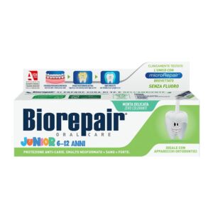 Pasta de dinti cu gust de menta Biorepair Junior 6-12 ani
