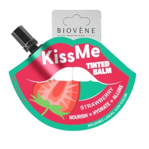 Balsam de buze colorat cu capsuni Kiss Me
