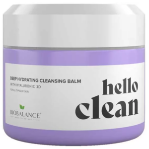 Balsam de curatare faciala 3 in 1 cu acid hialuronic Hello Clean
