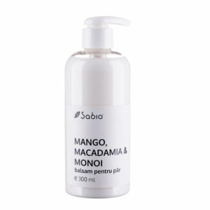 Balsam pentru par cu unt de mango ulei de macadamia si monoi