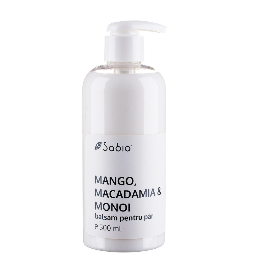 Balsam pentru par cu unt de mango ulei de macadamia si monoi