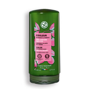 Balsam pentru par vopsit cu otet de zmeura