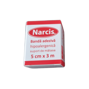 Banda adeziva cu suport de matase 5cm x 3m