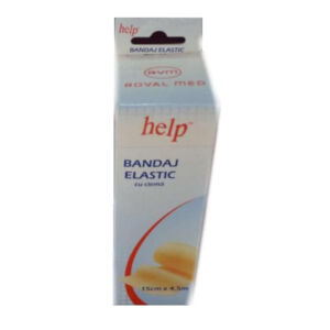 Bandaj elastic cu clema HELP 15cm x 4