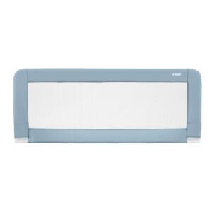 Bariera de protectie pat pentru bebelusi Albastru-gri 45101