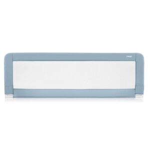 Bariera de protectie pat pentru bebelusi Albastru-gri XL 45111