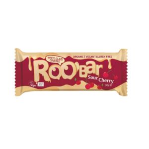 Baton cu visine invelit in glazura alba Bio