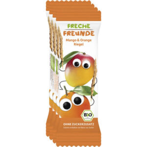 Baton de cereale cu mango si portocale Bio