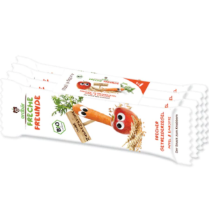 Baton din cereale cu mar si morcov Bio