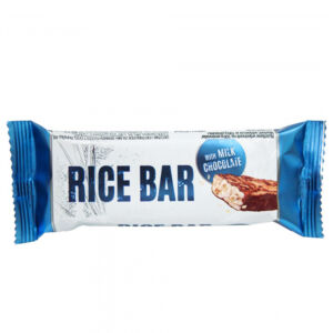 Baton din orez expandat cu glazura de ciocolata cu lapte