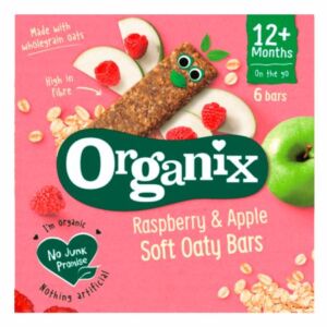 Baton din ovaz integral cu mere si zmeura 12+ Bio