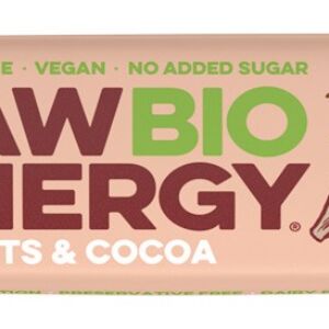 Baton energizant bio cu arahide si cacao Raw Energy