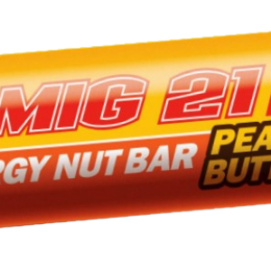 Baton energizant cu unt de arahide si glazura fara gluten MIG 21