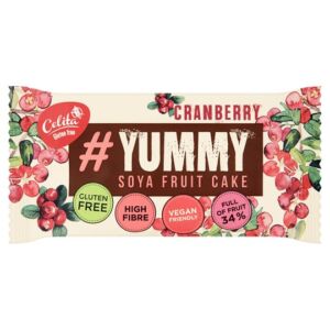 Baton fara gluten din soia cu merisoare Yummy