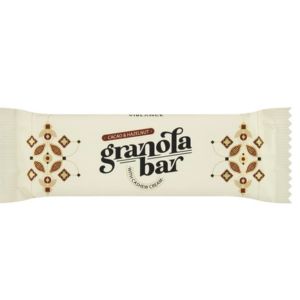 Baton granola cu cacao si alune de padure